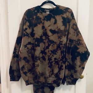 Custom Tie Dye Sweatsuit